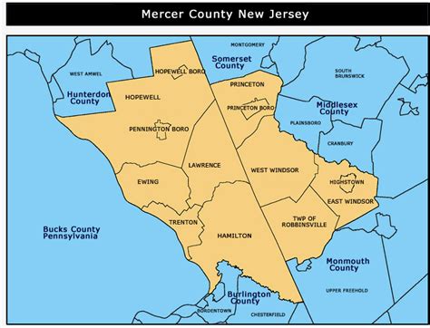 Mercer county nj - Princeton-Mercer Regional Convention and Visitors Bureau; 619 Alexander Road, Suite 101; Princeton, NJ 08540; Phone: (609) 924-1776 